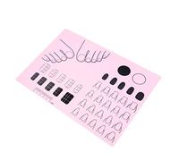 HONMEET Tapis Entraînement Silicone Pour Art Des Matériel De Pratique Pour Professionnels Et Débutants Pour Tests De Design Et Création De Décalcomanies Facile à Nettoyer Et Portable