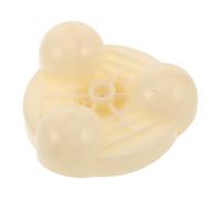 HONMEET Tête de Massage à Boule de Rechange pour Fauteuil de Massage Beige Rouleaux de Pétrissage Triple, Accessoires en Plastique pour Relaxation à Domicile