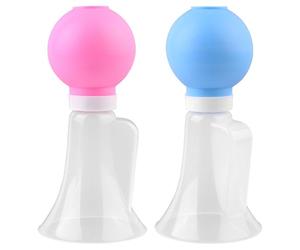 HONMEET Tire-Lait Manuel Portable Ergonomique En Silicone Confortable Avec Pompe À Aspiration Pour Post Accouchement Usage Quotidien