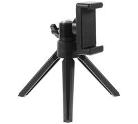 HONMEET Trépied de Table pour Téléphone Portable Rotule à Boule, Support Ajustable en Abs et Métal, Mini Trépied pour Enregistrement Vidéo et Visioconférence, Accessoire Léger pour Bureau