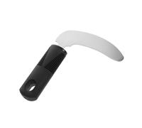 HONMEET Ustensiles Adaptés pour Personnes Âgées Acier Inoxydable Coupe-steak Anti-tremblements Grand Manche Noir Aide Rééducation Alimentaire Autonomie Usage Quotidien