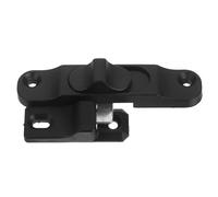 HONMEET Verrou de Sécurité Coulissant et Design Coulissant Pratique avec Limiteur Réglable en ABS Noir pour Fenêtre pour Porte Coulissante et Baie Vitrée Sécurisée