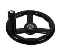 HONMEET Volant à Main en Bakélite 18x200 Mm à Trois Branches, Manivelle Rotative pour Machine-outil Industrielle, Roue Rotative Résistante la Température, Accessoire pour Tour et Table