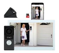 Honmidatek Visiophone connecté WiFi, Portier vidéo à Installation 2 Fils, Moniteur Tactile Couleur 10.1", Résolution 1080P, Audio Bidirectionnel, Vision Nocturne, Déverrouillage à Distance