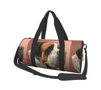 Honnête Vieux Chien Saint Bernard Art imprimé, Sac de Voyage de Grande capacité, Sac à Main Rond, Sac de Voyage de Sport, fourre-Tout, Sac de Fitness