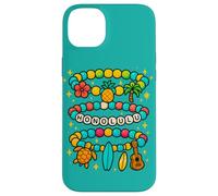 Honolulu City Charm Bracelet d'amitié Perle Art Coque pour iPhone 14 Plus