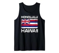 Honolulu Hawaï Drapeau Design Honolulu Oahu Drapeau hawaïen Débardeur