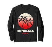 Honolulu Hawaii Sunset Design Honolulu Beach Oahu Hawaï Manche Longue