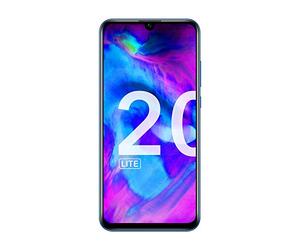 Honor 20 Lite - Smartphone Débloqué 4G (6,21 pouces - 4Go RAM - 128Go ROM- Android 9) Phantom Blue [Version Française]