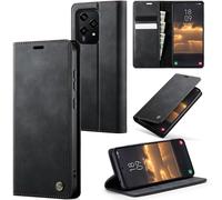 Honor 200 Lite Premium Pu Leather Case With Card Slots Wallet Case With Stand Function Flip Case Cover Honor 200 Lite \ Black