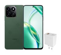 HONOR 200 Smart 5G Smartphone 4 Go + 256 Go, batterie 5200 mAh, 6,8 pouces, appareil photo AI 50 MP, Qualcomm Snapdragon 4 Gen 2, double SIM, Android 14 (vert)