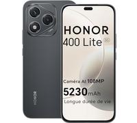 HONOR 400 Lite 5G Smartphone,8GB RAM 256GB Memoria Dual SIM NFC, 5230 mAh,108MP avec Bouton AI Téléphone Android 15, 6.7 Pouce AMOLED Eye-Care Display, IP64&SGS, Velvet Black