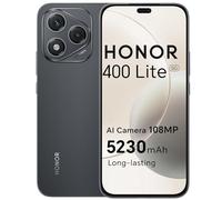 HONOR 400 Lite Smartphone 5G, 5230 mAh, 8GB RAM 256GB Memoria Dual SIM NFC, 6.7 Pouce AMOLED Eye-Care Display, 108MP avec Bouton AI Téléphone Android 15, Velvet Black