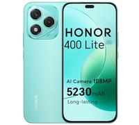 HONOR 400 Lite Smartphone 5G, 5230 mAh, 8GB RAM 256GB Memoria Dual SIM NFC, 6.7 Pouce AMOLED Eye-Care Display, 108MP avec Bouton AI Téléphone Android 15, Mars Green