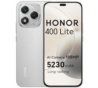 HONOR 400 Lite Smartphone 5G, 5230 mAh, 8GB RAM 256GB Memoria Dual SIM NFC, 6.7 Pouce AMOLED Eye-Care Display, 108MP avec Bouton AI Téléphone Android 15, Velvet Grey
