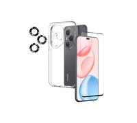 Honor 400 Pro Case TPU Super Silicone Screen Protector Camera Lens Protection Set Transparent