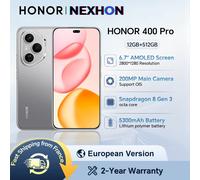 Honor 400 Pro 17 cm (6.7") MagicOS 9.0 5G 12 Go 512 Go 5300 mAh Gris