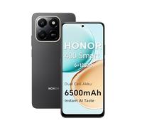 HONOR 400 Smart 4G Smartphone Dual SIM NFC Android 15, 6+128GB, 108MP +2MP avec Bouton AI Téléphone, 6500mAh Batterie Double Cellule, 5 étoiles SGS&IP65, 6.77 Pouces 120 Hzécran Confort, Velvet Black