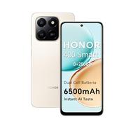 HONOR 400 Smart 4G Smartphone Dual SIM NFC Android 15, 8+256GB, 108MP +2MP avec Bouton AI Téléphone, 6500mAh Batterie Double Cellule, 5 étoiles SGS&IP65, 6.77 Pouces 120 Hzécran Confort, Desert Gold