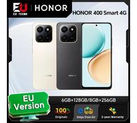 HONOR 400 Smart 4G, Version Globale, Smartphone 4G, Appareil Photo Principal 108MP, Batterie 6500mAh, Écran 6,77 pouces 120Hz, Processeur Octa-core Velvet Black