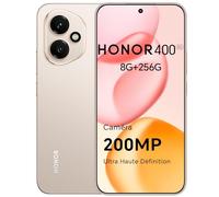 HONOR 400 Smartphone 5G Dual SIM NFC, 8GB RAM 256GB, 5300 mAh, Caméra 200MP Ultra Haute Définition, Android 15, 6,55 Pouces Écran AMOLED, Desert Gold
