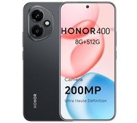 HONOR 400 Smartphone 5G Dual SIM NFC, Caméra 200MP Ultra Haute Définition, 8GB RAM 512GB, 5300 mAh, 6,55 Pouces Écran AMOLED, Android 15, Midnight Black