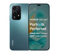Honor 200 Lite 5G 17 cm (6.7") Double SIM Android 14 USB Type-C 8 Go 256 Go 4500 mAh Cyan