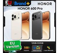 HONOR 600 Pro, version européenne, smartphone 5G, caméra de nuit ultra-claire 200MP, OIS, batterie 6400mAh, Snapdragon 8 Elite, IP68 IP69 IP69K, double carte SIM Black