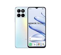 Honor 70 Lite, Smartphone 5G, 4 Go + 128 Go, écran FullView 6,5" 90 Hz, 5000 mAh, Android 12, Double SIM, Argent Titane
