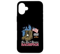 Honor and Remember You Don't Renommer Sacrifice Veterans Day Coque pour iPhone 16 Plus