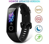 HONOR Band 5 Montre Connectée Bracelet Connecté Podometre Cardio Homme Femme Enfant Smart Watch Android iOS Etanche IP68, Noir