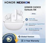 Casque écouteurs - HONOR - Choice Earbuds X8i - Blanc - Earbuds - Couleur blanche