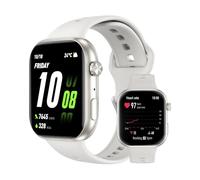 Honor Choice Watch 2i, 1.85" AMOLED, Bluetooth Calling Smart Watch, 14 Jours D'autonomie, Compatible avec Android et iOS, Heart Rate Monitor Montre Connectée, IP68, Blanc