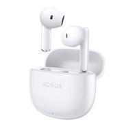 HONOR Earbuds X6 - Ecouteurs sans Fil - Autonomie de 40 Heures, Haut-Parleur Dynamique de 10mm, Décodage HiFi5 DSP,Réduction du Bruit AI, Bluetooth 5.3, Résistant à l'eau et à la Poussière IP54,Blanc
