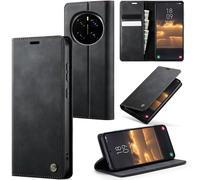 Honor Magic 6 Pro Premium Pu Leather Case Card Slots Wallet Pouch With Stand Function Flip Case Cover Honor Magic 6 Pro \ Black