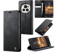 Honor Magic 7 Pro Premium Pu Leather Case Card Slots Wallet Pouch With Stand Function Flip Case Cover Honor Magic 7 Pro \ Black