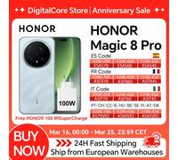 HONOR Magic 8 Pro 5G Global Version Smartphone Snapdragon 8 Elite Gen 5 200MP AIMAGE 6270mAh 100W 6.71''OLED NFC eSIM Honor 16GB+1TB Sunrise Gold