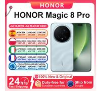 HONOR Magic 8 Pro 5G Version UE Snapdragon 8 Elite Gen5 200MP Ultra Night Telephoto 6.71”OLED Batterie Silicium-Carbone 6270mAh 100W Filaire & 80W Sans Fil IP69 Google Al Pro Noir