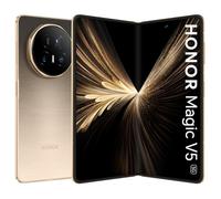 HONOR Magic V5 Smartphone 5G Pliable Dual SIM NFC, 16GB+512GB, 9,0mm Design et Mince avec écran de 6,43 Pouces/7,95 Pouces téléphone Portable, Fonctionnalités AI, Android 15, 5820mAh, Dawn Gold