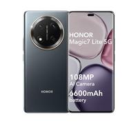 HONOR Magic7 Lite 5G Smartphone 8GB 256GB, 6.78" 120Hz AMOLED écran incurvé, 108MP Caméra Arrière, Android 14, Dual Sim, Google Play, NFC, Noir