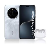 HONOR Magic7 Pro Gris, Smartphone Android 5G, 12Go+512Go, Écran AMOLED 6,8", Batterie 5270mAh, HONOR Choice X5 Pro Blanc écouteurs sans fil inclus - Version FR [Exclusivité Amazon]