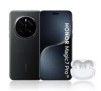 HONOR Magic7 Pro Noir, Smartphone Android 5G, 12Go+512Go, Écran AMOLED 6,8", Batterie 5270mAh, Choice X5 Pro Blanc écouteurs sans Fil Inclus - Version FR [Exclusivité Amazon]
