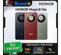 HONOR Magic8 lite, smartphone 5G, version européenne, batterie 7500 mAh, triple protection, appareil photo principal 108MP, écran AMOLED 6,79 pouces 120Hz Forest Green