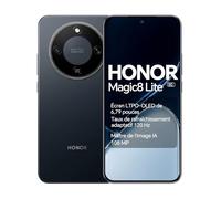 HONOR Magic8 Lite Smartphone, écran AMOLED 6,79" 120hz, IP68/IP69K, 8+256 Go, 7500 mAh Telephone Portable, 108MP avec OIS,Débloqué 5G Double SIM (Midnight Black)