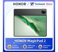 Honor MagicPad2 Qualcomm Snapdragon 256 Go 31,2 cm (12.3") 12 Go Wi-Fi 6 (802.11ax) Android 14 Noir
