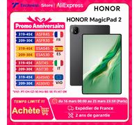Tablette tactile - HONOR MagicPad2 Blanc 12Go 256Go WiFi 12,3 pouces Snapdragon® 8s Gen 3 HONOR AI