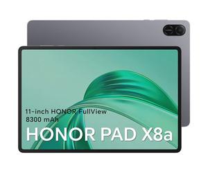 HONOR Pad X8a Tablette Tactile 11 Pouces Android 14+Bluetooth, WiFi, 4 Go/128 Go Tablette with 4 Haut-parleurs, 90Hz Eye Protection Screen, 8300mAh, Space Gray