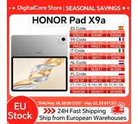 HONOR Pad X9a Écran LCD 11,5 pouces Taux de rafraîchissement 120 Hz 1,07 milliard de couleurs Luminosité 400 nit, Snapdragon 685 WIFI Octa-Core, 8300 mAh 6GB 128GB WIFI Gray