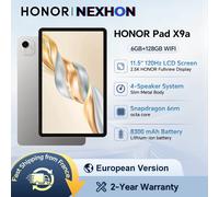 Honor Pad X9a Qualcomm Snapdragon 128 Go 29,2 cm (11.5") 16 Go Wi-Fi 5 (802.11ac) Android 15 Gris