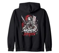 Honor s'habille en Iron Samurai Warrior Sweat à Capuche